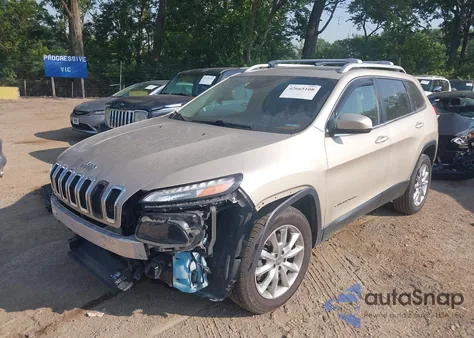 2015 Jeep Cherokee Limited z USA, uszkodzony, nr VIN 1C4PJMDS1FW613653